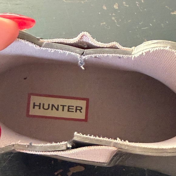 Hunter Short Chelsea Boots in gray size 8 - Picture 8 of 9